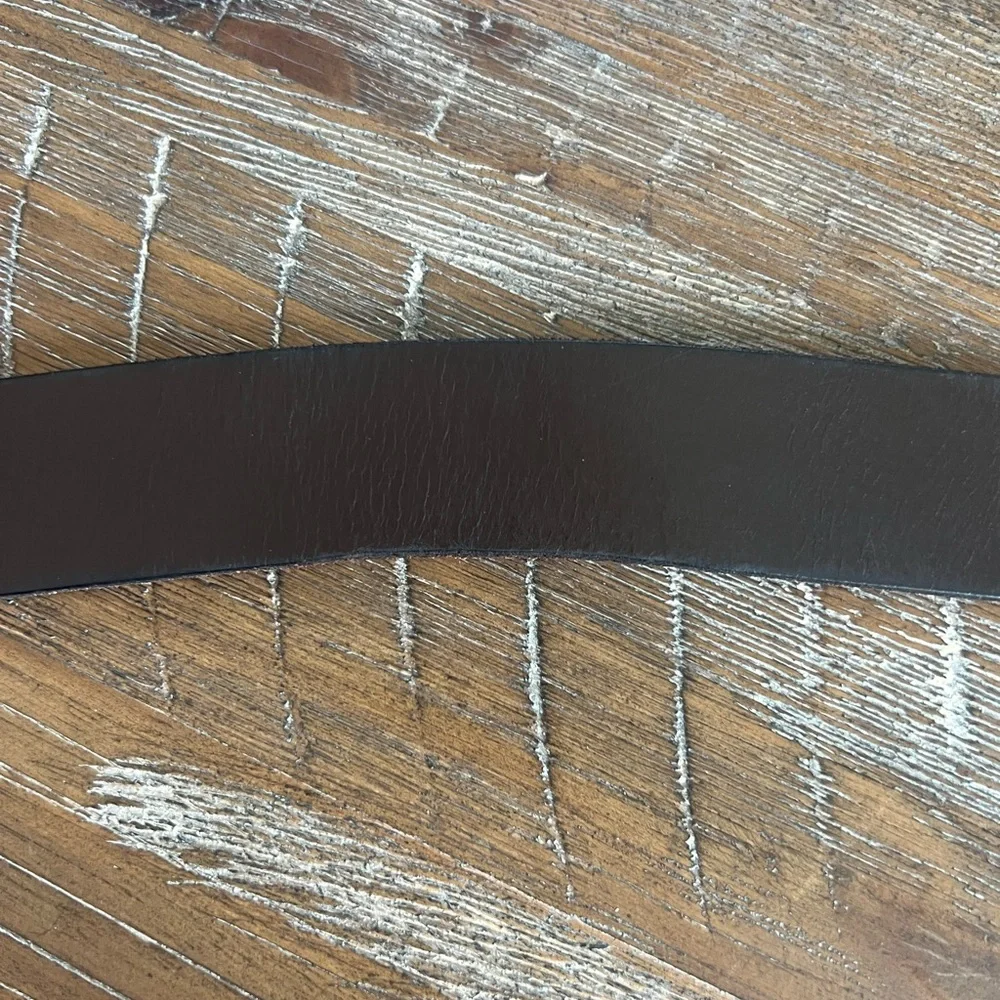 Timberland Reversible Leather Belt Black & Dark Brown Size 40